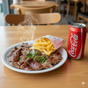 Carne con Patatas y  lata